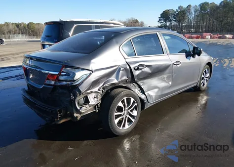 2014 Honda Civic Ex from USA, damaged, VIN 2HGFB2F87EH552614
